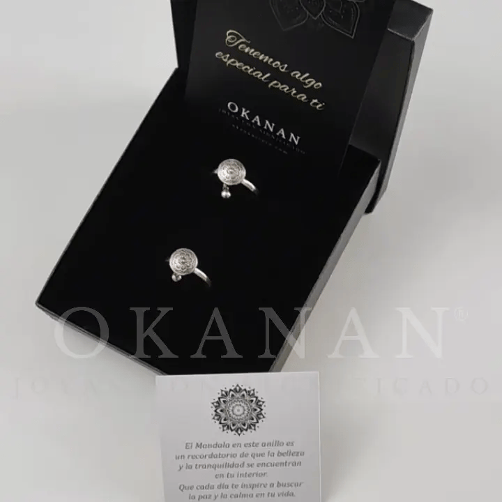 Anillo Mandala espiritual S925 - Oferta 2x1