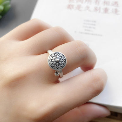 Anillo Mandala espiritual S925 - Oferta 2x1