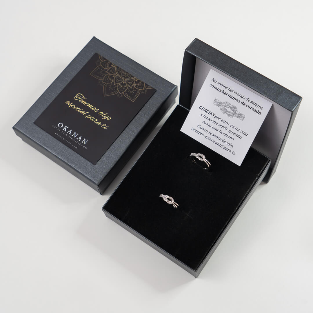 Anillo "Vínculo Especial" con Tarjeta dedicada - OFERTA 2x1