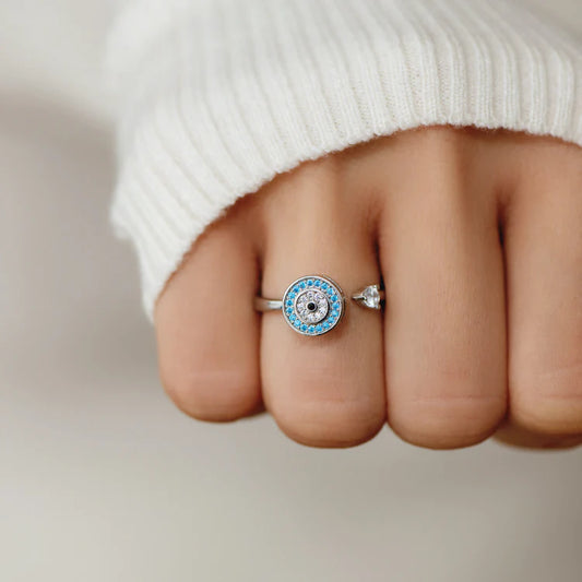 Anillo "Guardían Ojo Turco" con Tarjeta dedicada - OFERTA 2x1