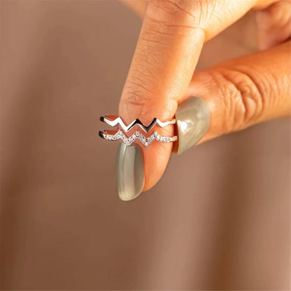 Anillo "Arriba y Abajo" con Tarjeta dedicada - OFERTA 2x1